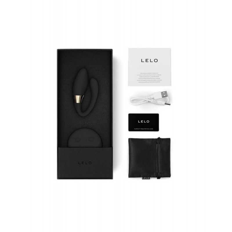 LELO Tiani Duo - szilikon párvibrátor (fekete) 54450 termék bemutató kép