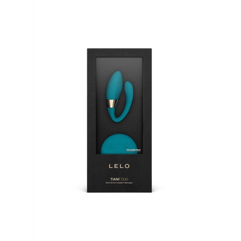 LELO Tiani Duo - szilikon párvibrátor (kék) 54444 termék bemutató kép