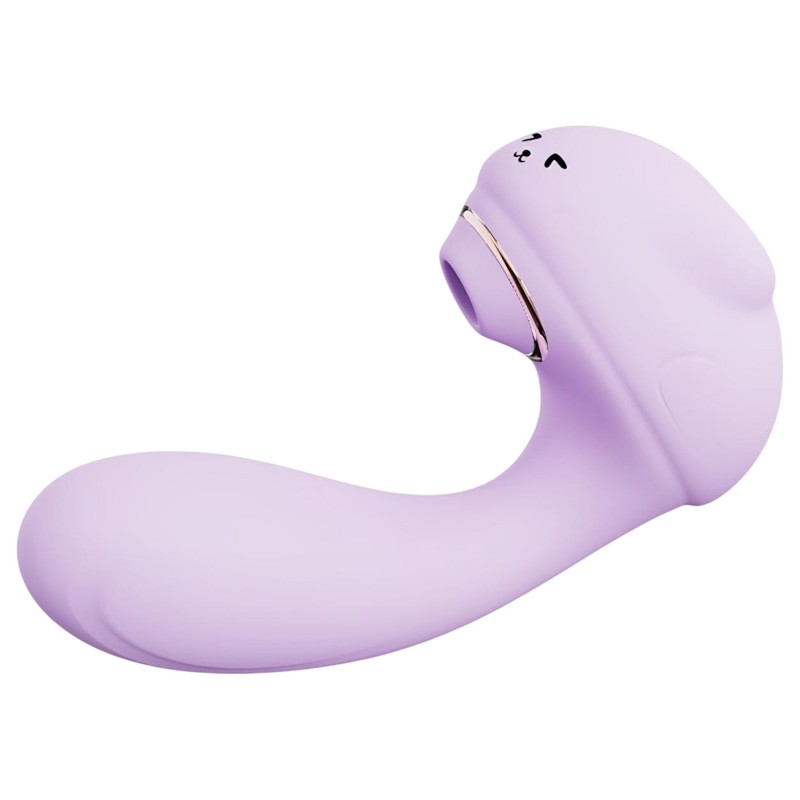 Sunny Love Bunny - szívó, rezgő vibrátor (lila) 126295 termék bemutató kép
