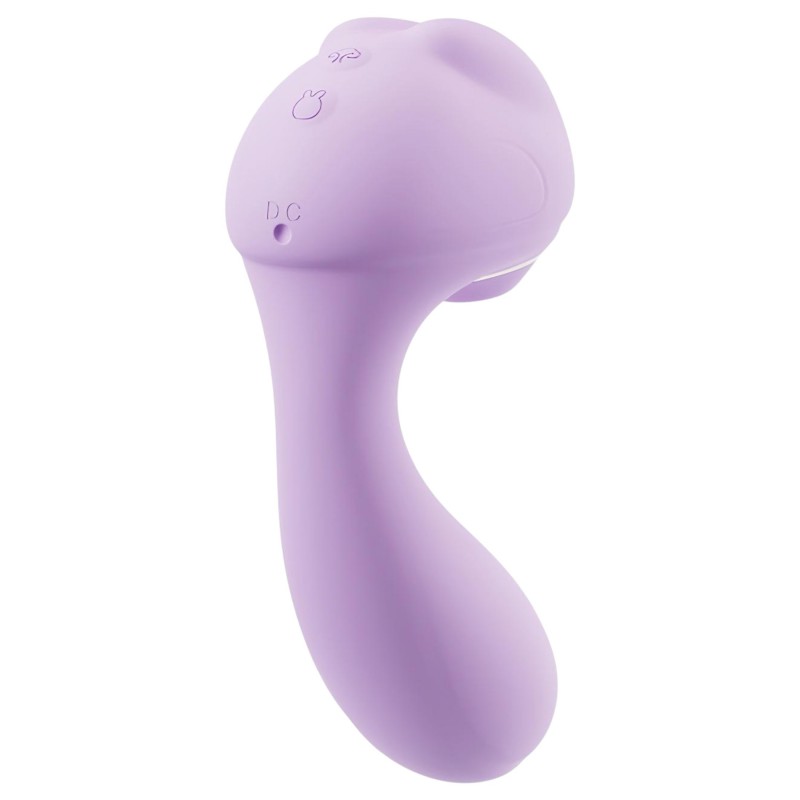 Sunny Love Bunny - szívó, rezgő vibrátor (lila) 126296 termék bemutató kép