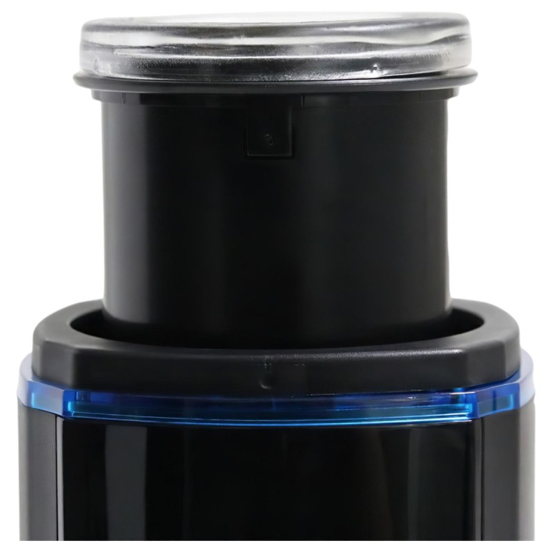 Leten SM320 - nyögő, lökő, melegítő maszturbátor (fekete) 121659 termék bemutató kép