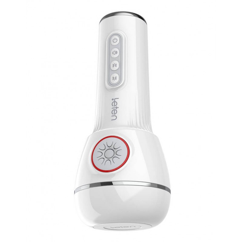LETEN SM340 - akkus, vibráló, szívó, nyögő maszturbátor 42417 termék bemutató kép
