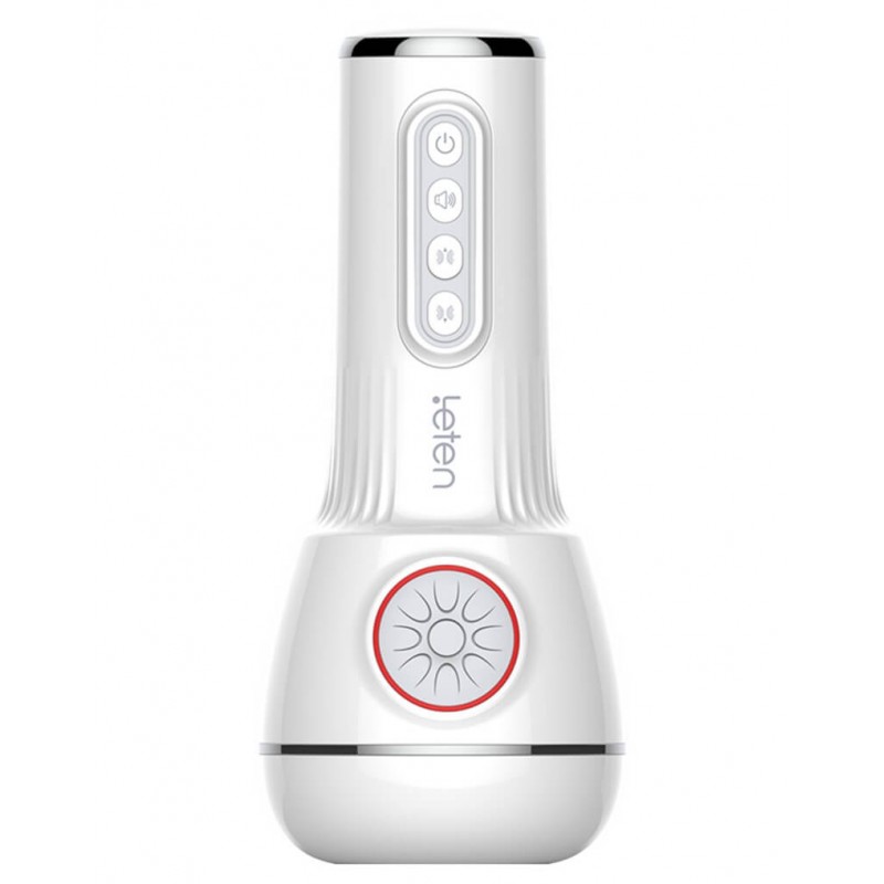 LETEN SM340 - akkus, vibráló, szívó, nyögő maszturbátor 42419 termék bemutató kép