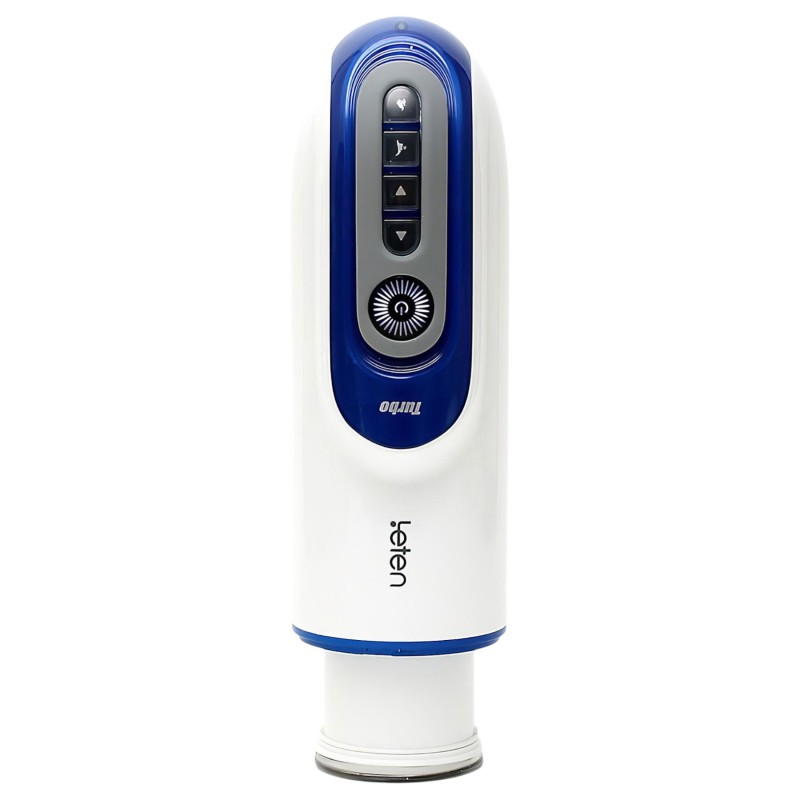 Leten SM390 - nyögő, melegítő maszturbátor (fehér) 121676 termék bemutató kép