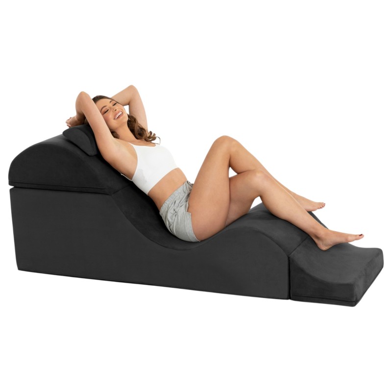 Liberator Aria Flip Chaise - dönthető szexbútor (fekete) 152210 termék bemutató kép