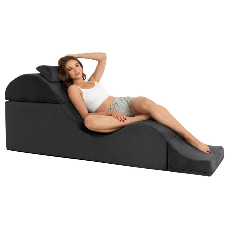 Liberator Aria Flip Chaise - dönthető szexbútor (fekete) 152214 termék bemutató kép