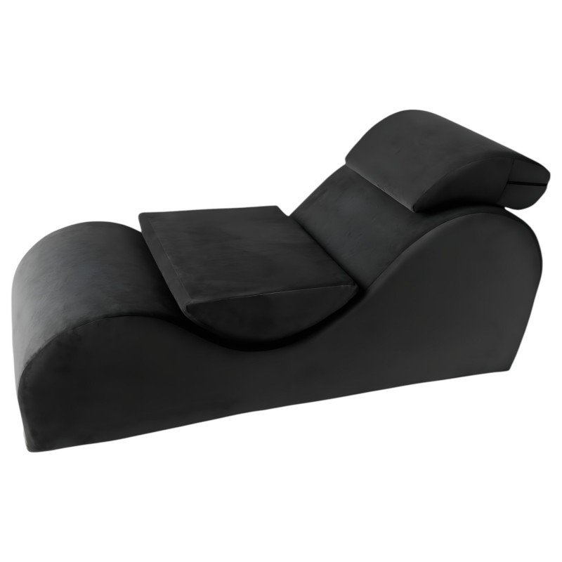 Liberator Esse Lounger - variálható tantra fotel (fekete) 127959 termék bemutató kép