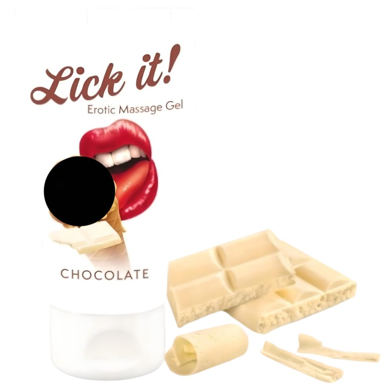 Lick it! - fehércsokis ízű 2in1 ehető síkosító (50 ml) 158968 termék bemutató kép