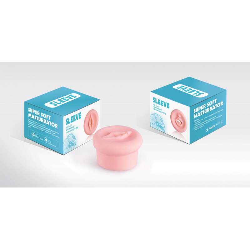 Lonely Nature - péniszpumpa pót mandzsetta - puncis (natúr) 68667 termék bemutató kép