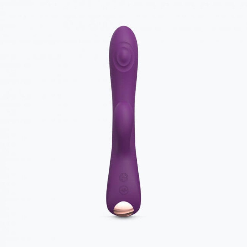 Love to Love Bunny&Clyde - csiklókaros pulzáló vibrátor (lila) 81081 termék bemutató kép