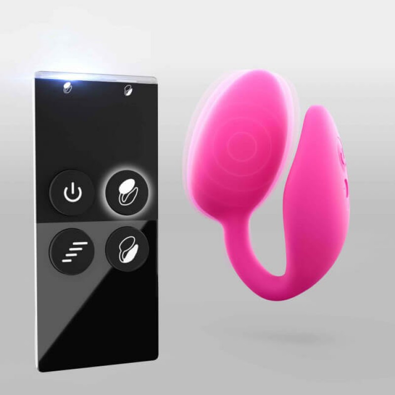 Love to Love Wonderlove - akkus, rádiós 2in1 csiklóvibrátor (pink) 69358 termék bemutató kép