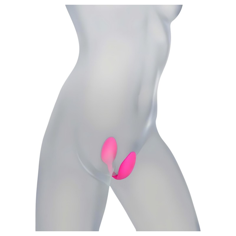 Love to Love Wonderlove - akkus, rádiós 2in1 csiklóvibrátor (pink) 100559 termék bemutató kép