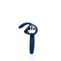 Loveline - akkus, nyuszis csiklóizgatós, vibrációs péniszgyűrű (kék) 85795 termék bemutató kép