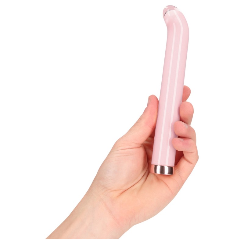 Loveline - G-pontos üveg vibrátor (rózsaszín) 149736 termék bemutató kép