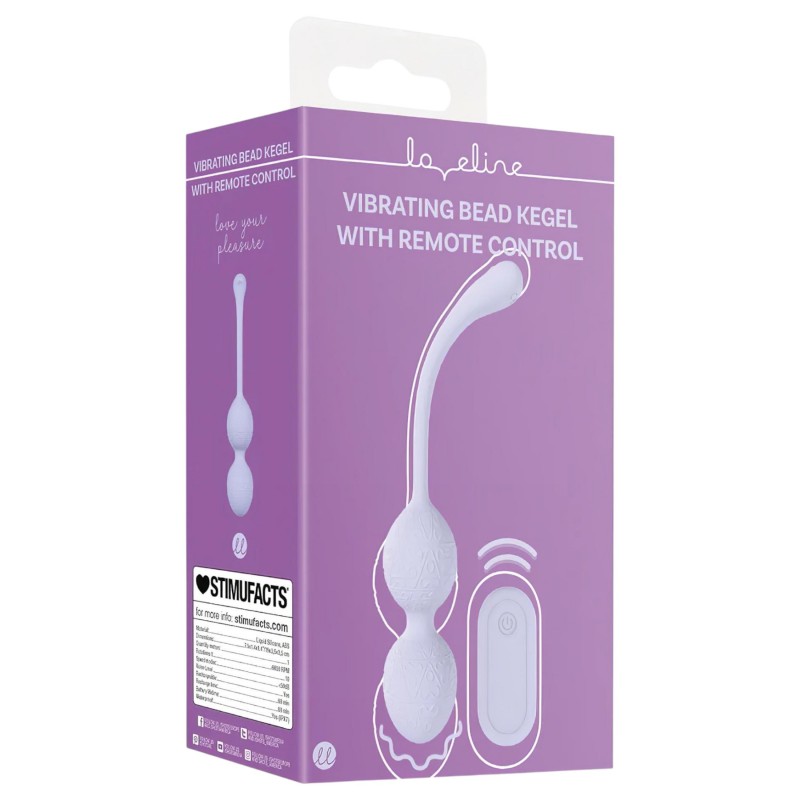 Loveline - vibrációs kegel duo (lila) 123398 termék bemutató kép