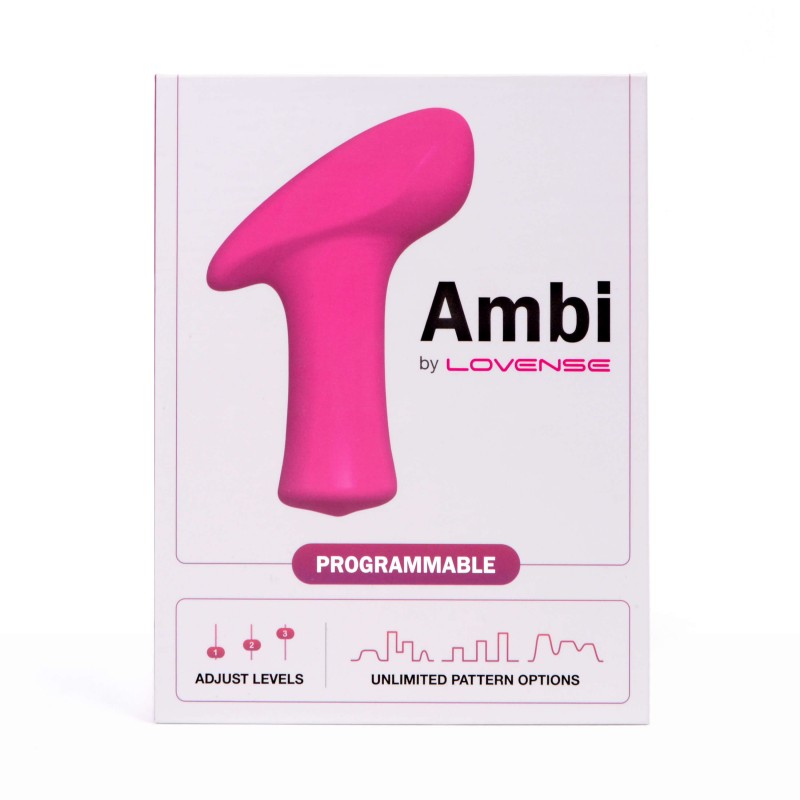 LOVENSE Ambi - okos, dupla-motoros csiklóvibrátor (pink) 56597 termék bemutató kép