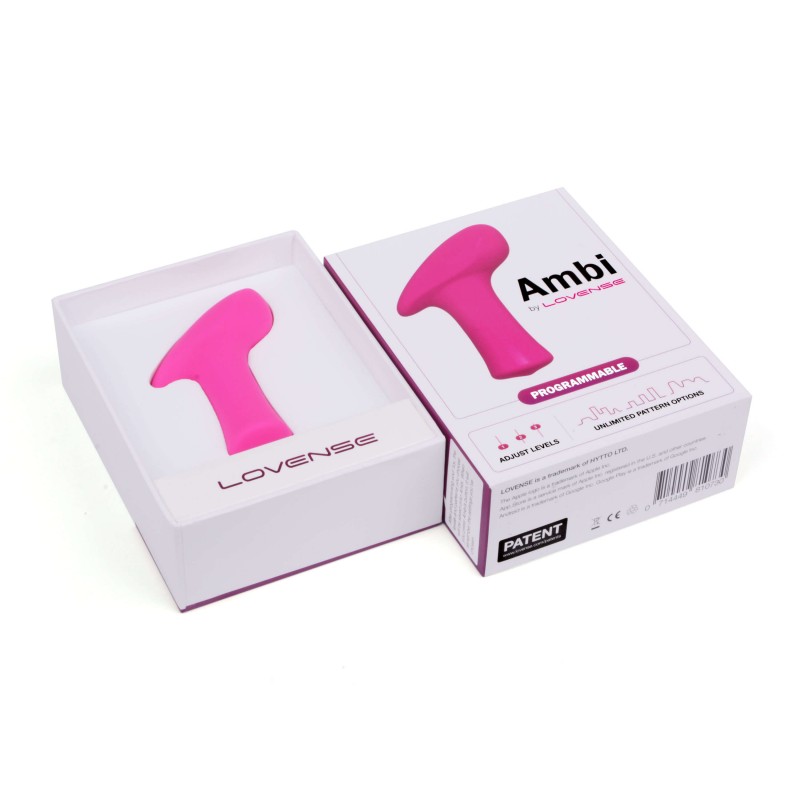LOVENSE Ambi - okos, dupla-motoros csiklóvibrátor (pink) 59337 termék bemutató kép
