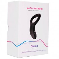 LOVENSE Diamo - okos, vibrációs péniszgyűrű (fekete) 49023 termék bemutató kép