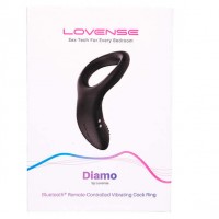 LOVENSE Diamo - okos, vibrációs péniszgyűrű (fekete) 87077 termék bemutató kép