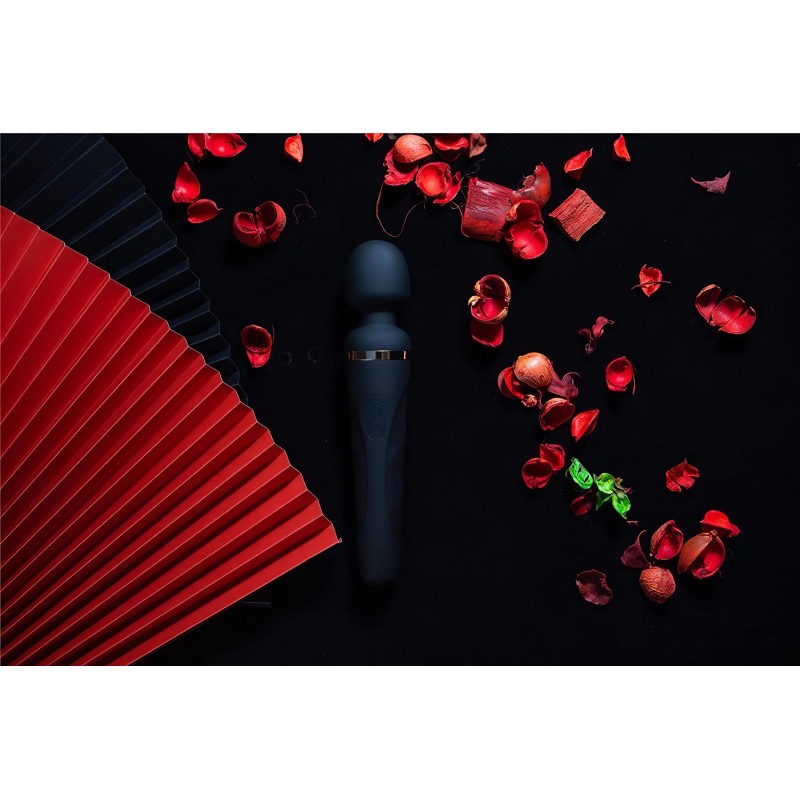 Lovense Domi 2 - app-vezérelt wand masszírozó vibrátor (fekete) 160567 termék bemutató kép