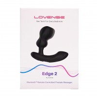 LOVENSE Edge 2 - okos prosztata vibrátor (fekete) 44554 termék bemutató kép