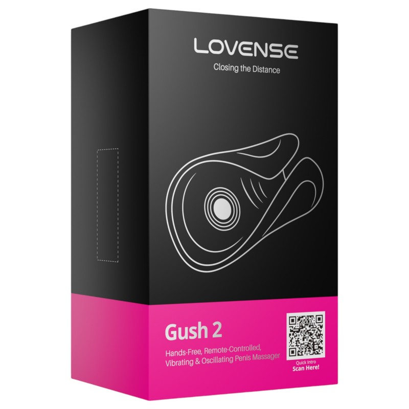 Lovense Gush 2 - app-vezérelt makk vibrátor (türkiz) 153859 termék bemutató kép