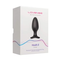 LOVENSE Hush 2 L - akkus kis anál vibrátor (57mm) - fekete 87919 termék bemutató kép