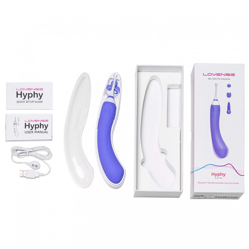 LOVENSE Hyphy - okos 2in1 vibrátor (lila) 89031 termék bemutató kép