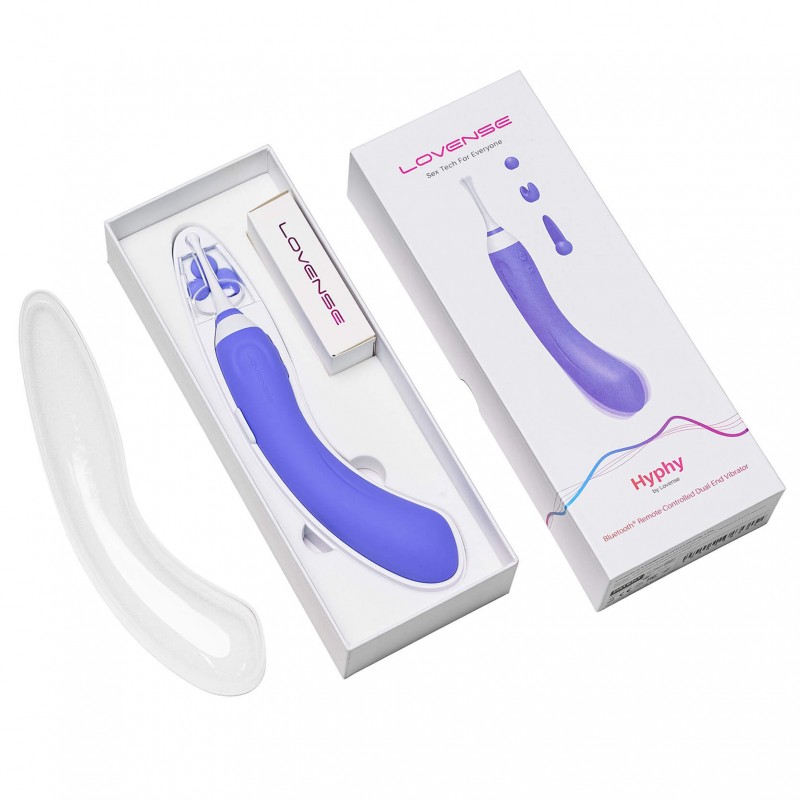 LOVENSE Hyphy - okos 2in1 vibrátor (lila) 89033 termék bemutató kép