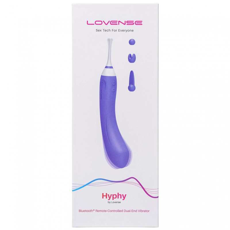 LOVENSE Hyphy - okos 2in1 vibrátor (lila) 89035 termék bemutató kép