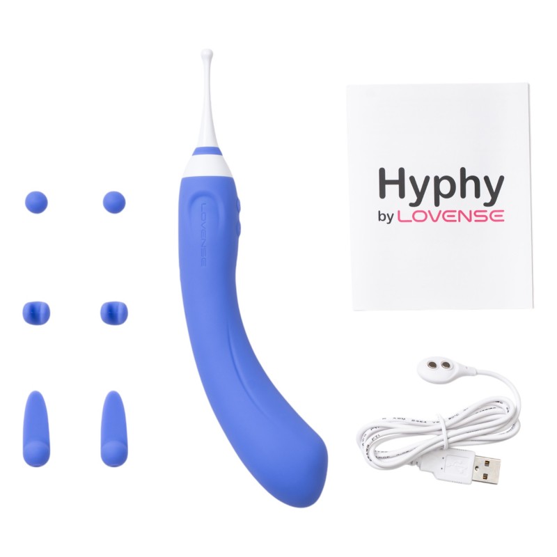 LOVENSE Hyphy - okos 2in1 vibrátor (lila) 96260 termék bemutató kép