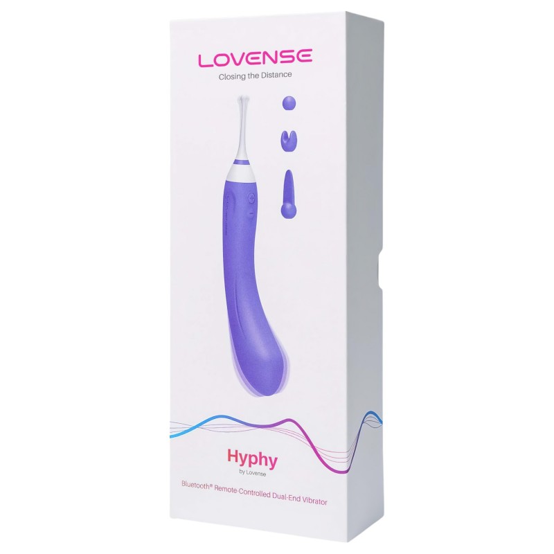 Lovense Hyphy – App-vezérelt 2in1 vibrátor (lila) 137936 termék bemutató kép