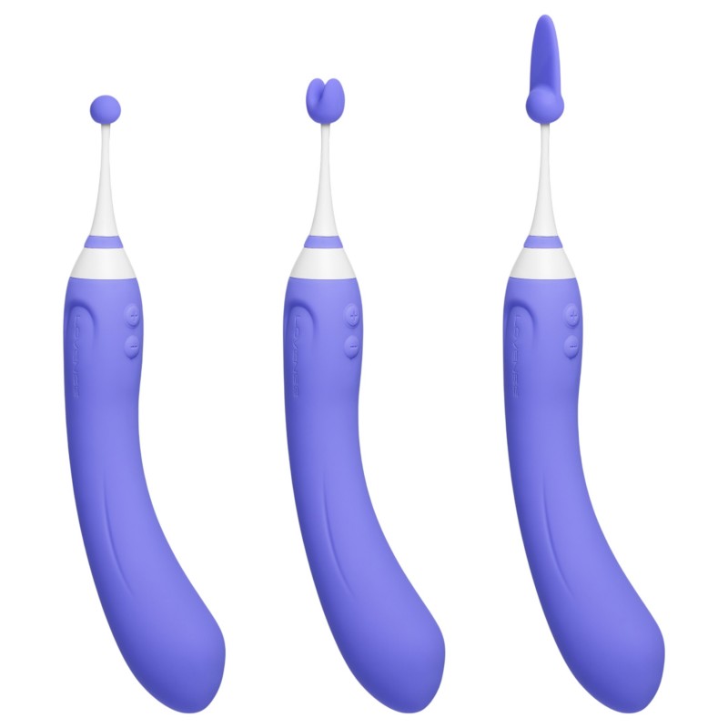 Lovense Hyphy – App-vezérelt 2in1 vibrátor (lila) 137937 termék bemutató kép