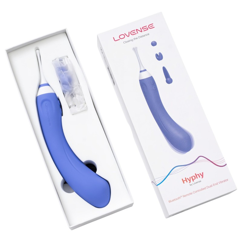 Lovense Hyphy – App-vezérelt 2in1 vibrátor (lila) 137942 termék bemutató kép