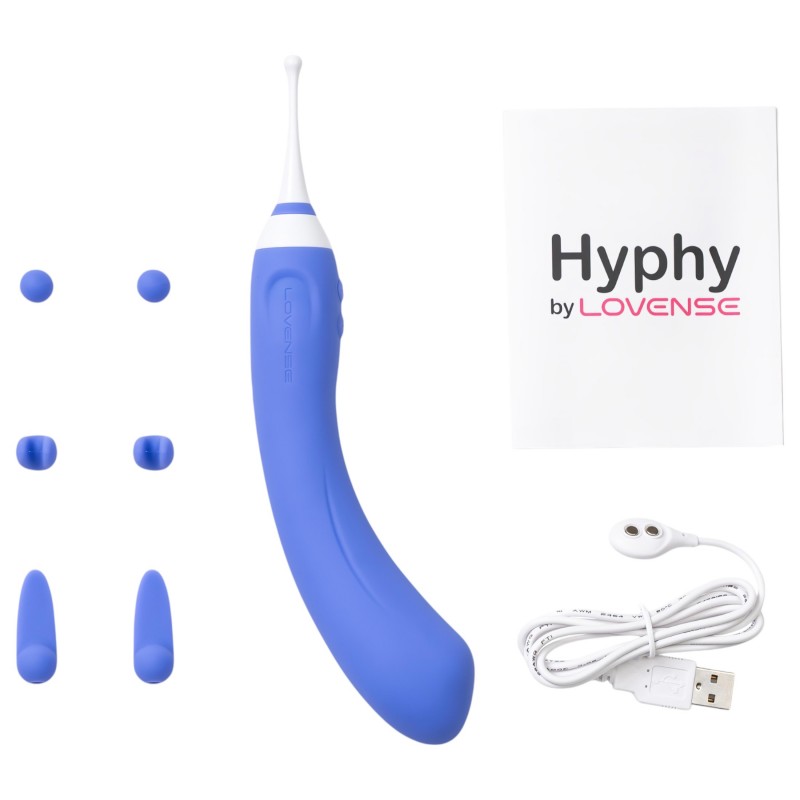 Lovense Hyphy – App-vezérelt 2in1 vibrátor (lila) 137943 termék bemutató kép