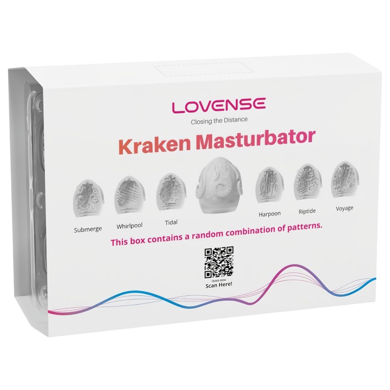 LOVENSE Kraken - maszturbációs tojás - 6db (fehér) 147715 termék bemutató kép