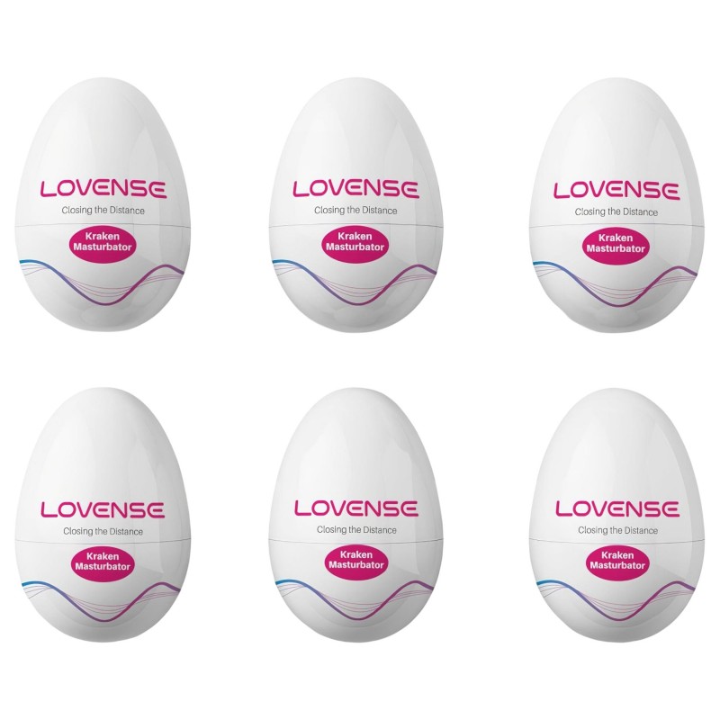 LOVENSE Kraken - maszturbációs tojás - 6db (fehér) 147717 termék bemutató kép