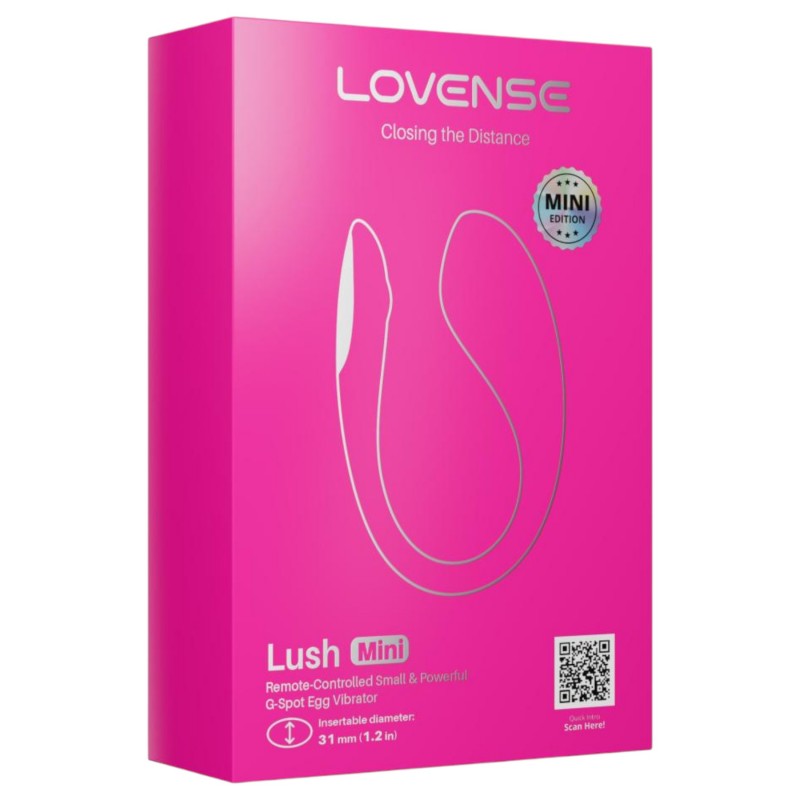Lovense Lush Mini - hordható App-vezérelt vibrációs tojás (pink) 150906 termék bemutató kép