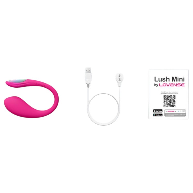 Lovense Lush Mini - hordható App-vezérelt vibrációs tojás (pink) 150907 termék bemutató kép