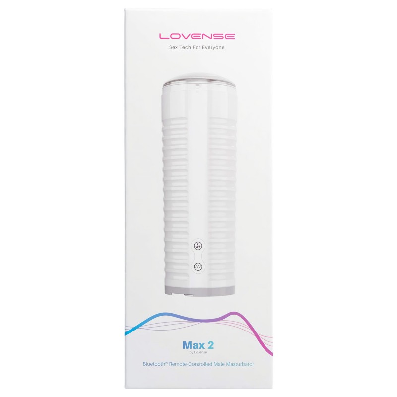 Lovense Max 2 - app-vezérelt férfi maszturbátor (fehér) 158676 termék bemutató kép