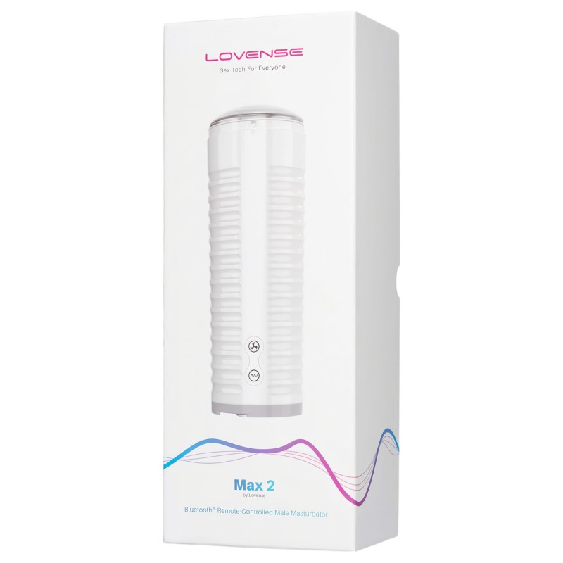 Lovense Max 2 – App-vezérelt maszturbátor, férfiaknak (fehér) 138309 termék bemutató kép