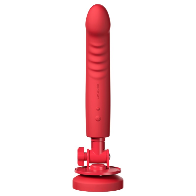 LOVENSE Mission 2 - okos vibrátor tapadókoronggal (piros) 122403 termék bemutató kép