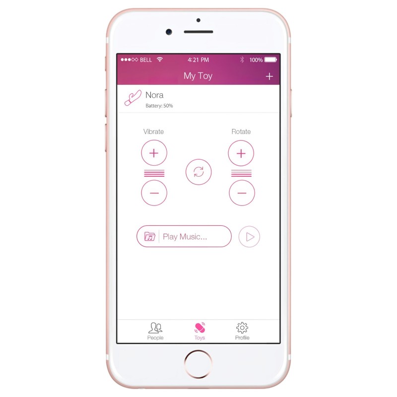 LOVENSE Nora - app-vezérelt akkus rotáló vibrátor 161454 termék bemutató kép
