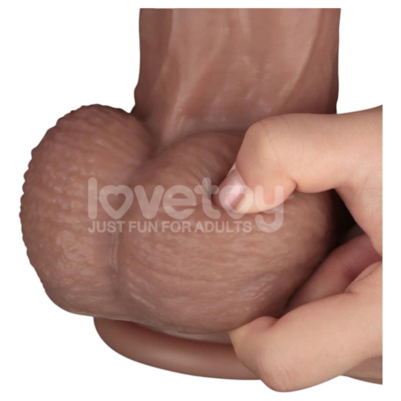 Lovetoy - kétrétegű XXL dildó - 36,5 cm - (testszínű) 142803 termék bemutató kép
