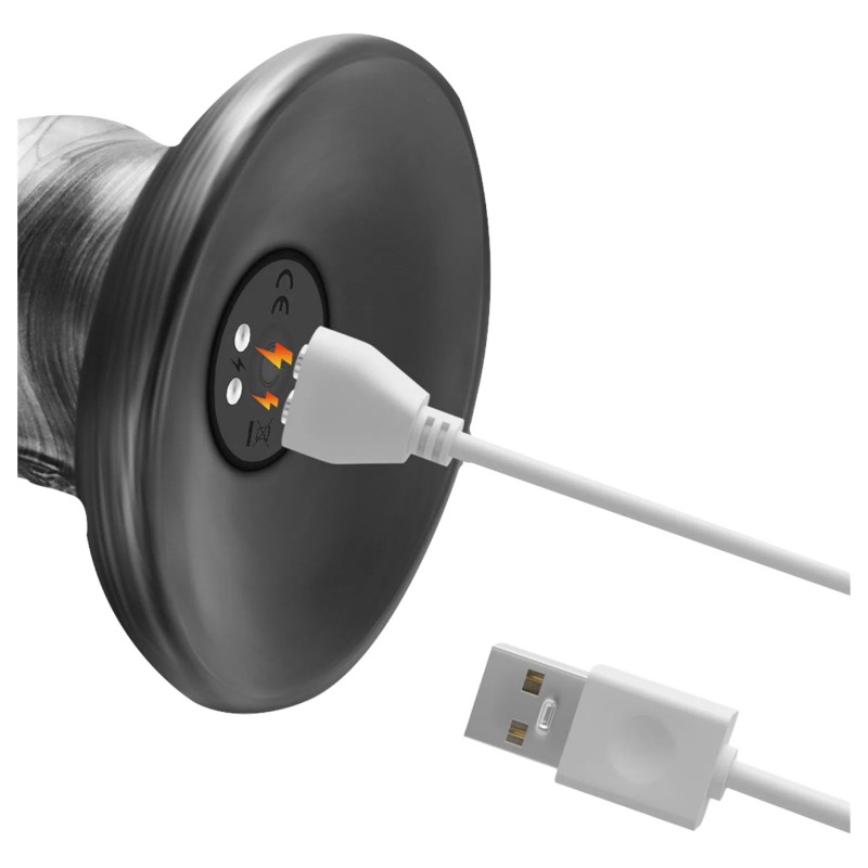 Lovetoy King Sized - extra nagy vibrátor - 40,5 cm (szürke) 119895 termék bemutató kép