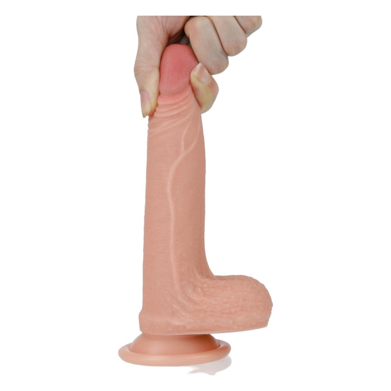Lovetoy Nature Cock - kétrétegű élethű dildó - 18cm (natúr) 96123 termék bemutató kép