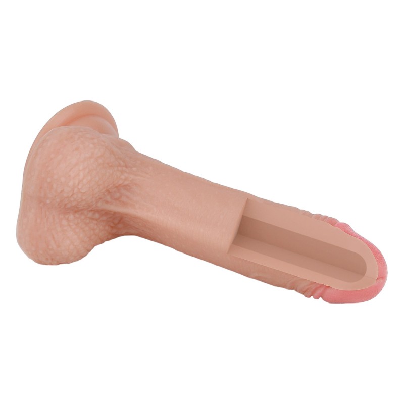 Lovetoy Nature Cock - kétrétegű élethű dildó - 18cm (natúr) 96124 termék bemutató kép