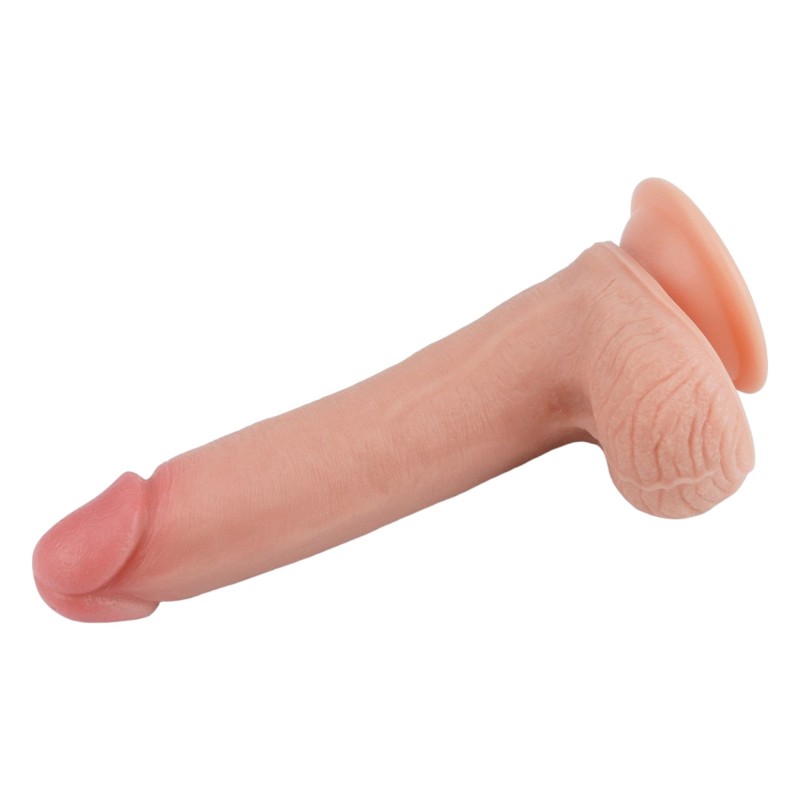 Lovetoy Nature Cock - kétrétegű élethű dildó - 20cm (natúr) 96069 termék bemutató kép