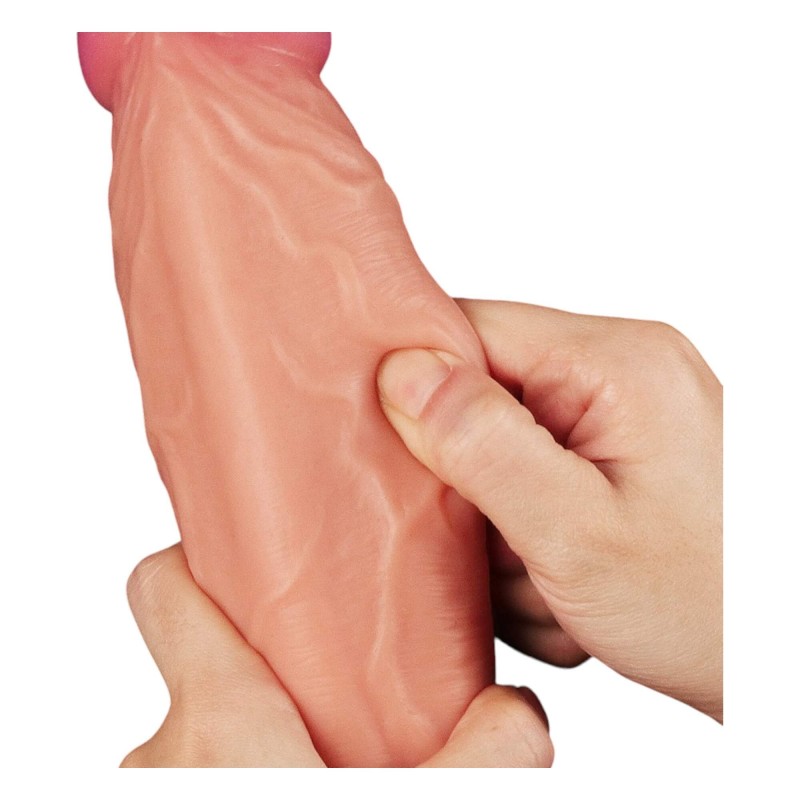 Lovetoy Nature Cock - kétrétegű élethű dildó - 25cm (natúr) 96129 termék bemutató kép