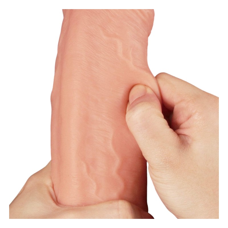 Lovetoy Nature Cock - kétrétegű élethű dildó - 28cm (natúr) 96114 termék bemutató kép